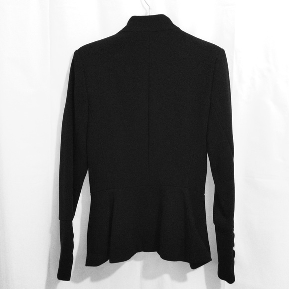 Black Blazer with Gold Buttons military style - Picture 4 of 4